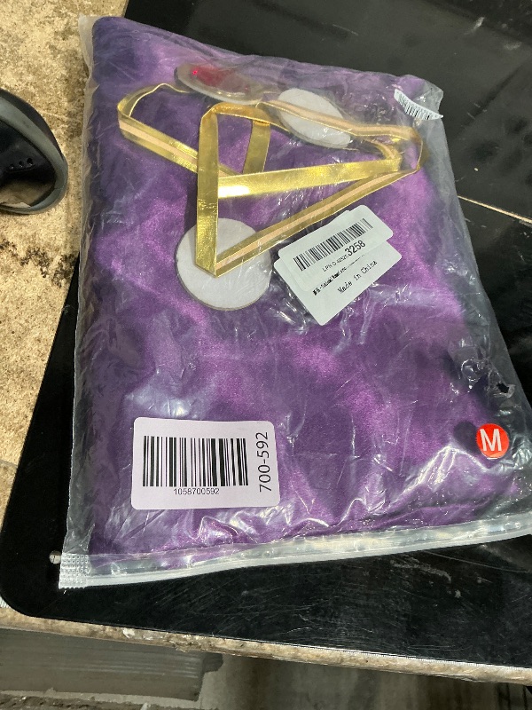 Photo 1 of **MISSING BODYSUIT*** Tokisaki Women's Purple Cosplay Costume Jumpsuit Hooded Cape Cloak with Red Gem Belt Halloween Bodysuit(M,W111-PURPLE)