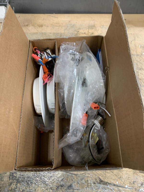 Photo 1 of ***PARTIAL SET ONLY 5*** Sunco 12 Pack Retrofit LED Recessed Lighting 6 Inch, Can Lights for Ceiling, 1200 LM, 15W, Selectable CCT 2700K/3000K/4000K/5000K/6000K, Dimmable, Ultra Thin Flat Light Fixture UL.