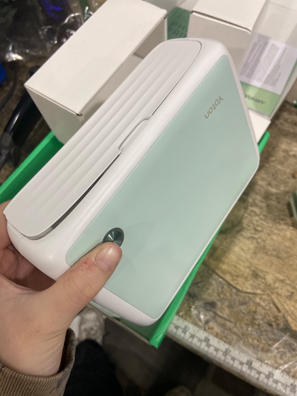 Photo 1 of YOTON Photo Printer, Picture Printer with 54 Sheets (4"x6") & 1 Ink Ribbon, Support AR Video Printing, Wi-Fi Connection, Portable Photo Printer for iPhone/Android/Laptop