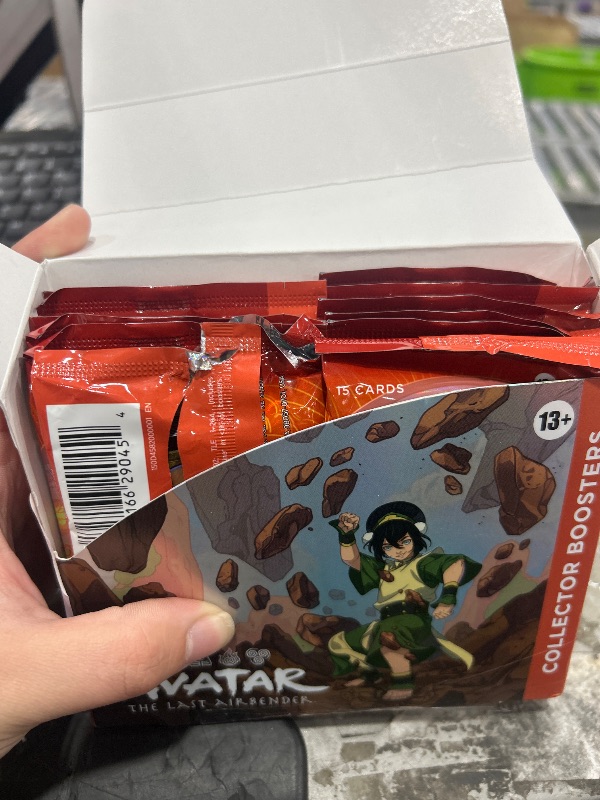 Photo 1 of ** ONE PACK OPENED ** Magic: The Gathering | Avatar: The Last Airbender Collector Booster Box | 12 Packs | Collectible Card Game