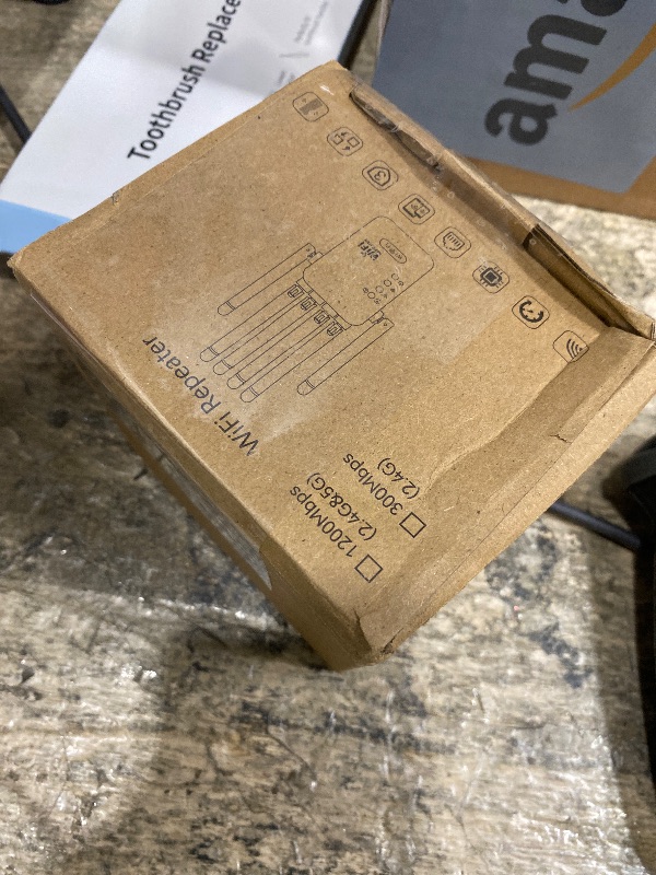 Photo 1 of ***FOR PARTS ONLY/ NON-FUNCTIONAL**** WiFi Extender Signal Booster for Home, AC1900Mbps Dual Band, Covers up to 12880 sq.ft & 105 Devices, New 6X Faster Wireless WiFi Extender with Ethernet Port, WiFi Booster Compatible with All Routers