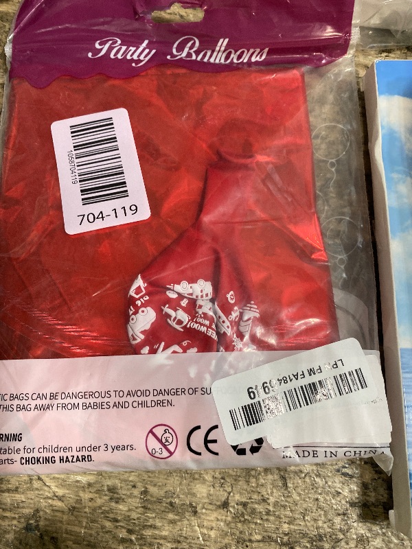 Photo 1 of 10PCS Ambulance Balloons Party Decorations - 29'' EMS Cartoon balloons, 18'' Heart Red Foil, 12'' Latex, Pill Balloons Double-Sided | Kids Birthday, Nurse, Hospital Party supplies