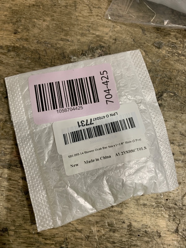 Photo 1 of 2 Pcs SB1.093-14 Shower Grab Bar Snap|Bushing|Grommet|White Nylon, Compatible with Heyco, Lasco, Aulpq Shower Grab Handle Bar, Fit for a 7/8" bar and a 1+1/8" Hole, Part# SB1093-14, SB-1093-14