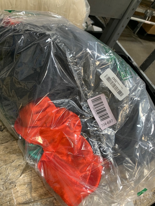 Photo 1 of Adult Ruffles Black Red Green Maxi Long Dance Skirt for Mexican Flamenco Halloween Costume (Black Skirt-Green/red Ruffles)