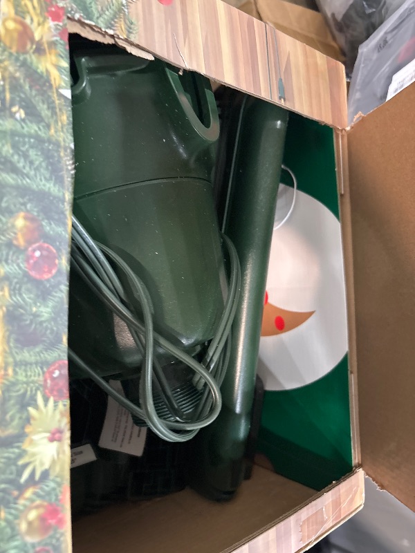 Photo 1 of (2025 Upgrade) Rotating Christmas Tree Stand with Remote Control, Stable 360 Revolving Tree Base Stand, Up to 7.5ft 90lb. Adjustable Christmas Tree Holder for Xmas Tree, Artificial Tree (Green)