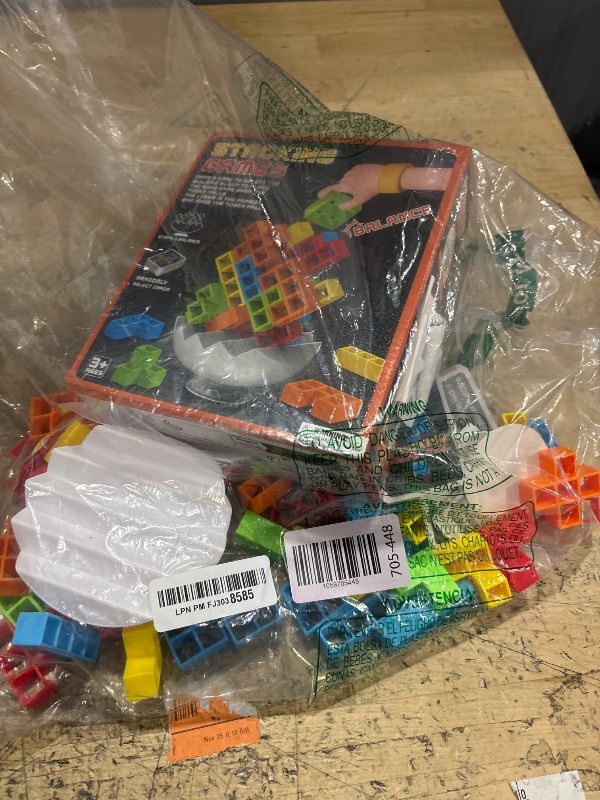 Photo 1 of ****MISSING PIECES**** iuuoi 70Pcs Tetra Board Game for Kids & Adults 4-8 8-12, Team Building Blocks Stacking Game, Stacking Balance Blocks Toy for Family Friend, 2 Players+ Family Games
