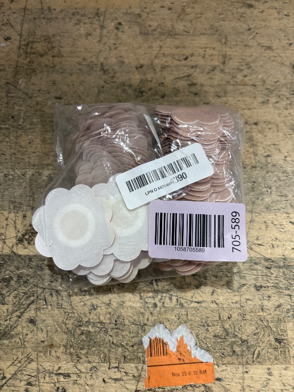 Photo 1 of 100PCS Castor Oil Patches, Castor Oil Pack Wrap Disposable Organic Cotton Self-Adhesive Pads for Belly Button, Anti Leakage Design, Breathable & Portable, No Wash (Flowers, Beige)