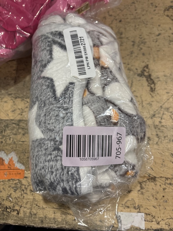 Photo 1 of 1 Pack 3 Blankets Super Soft Fluffy Premium Fleece Pet Blanket Flannel Paw Printed Throw for Dog Puppy Cat (Small 23x16'', Star, Bone, Love)