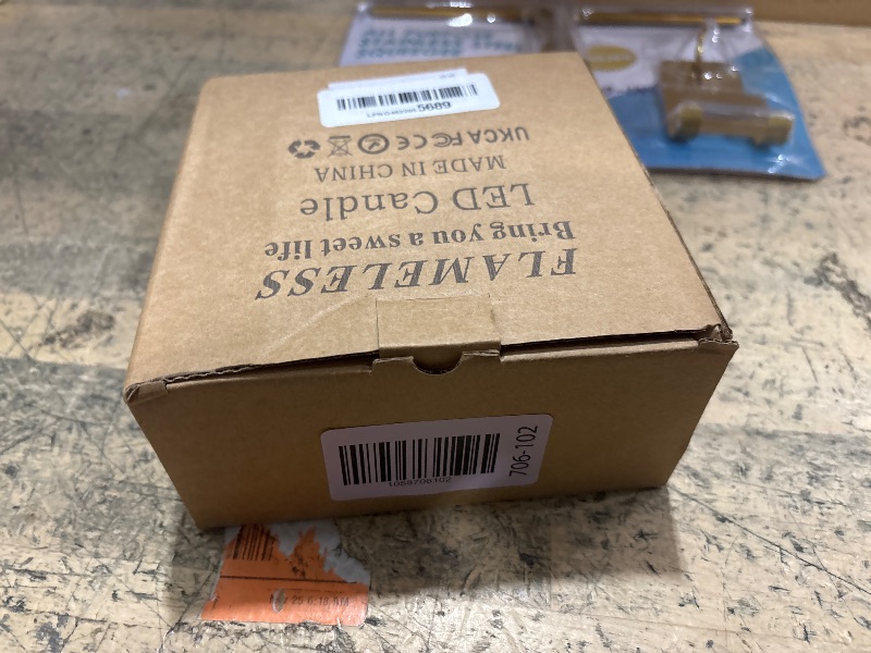 Photo 1 of **FOR PARTS/ MISSING PIECES*** xiangpeng Flickering Flameless LED Candles with 10-Key Remote & Timer, Waterproof Outdoor Indoor f Battery Operated Candles for Home/Wedding/Festival Décor Set of 2 (D3 x H5.5) Ivory