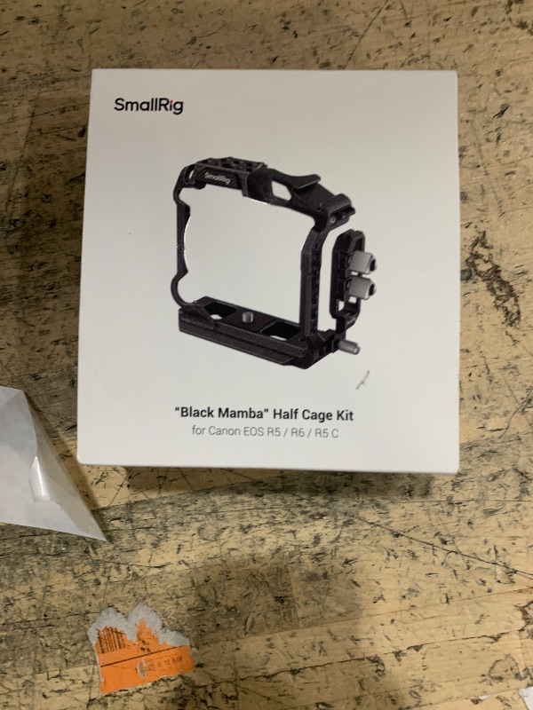 Photo 2 of SMALLRIG R5 R5 C R6 Half Cage, Camera Half Cage with Cable Clamp for Canon R5 R5 C R6-3656