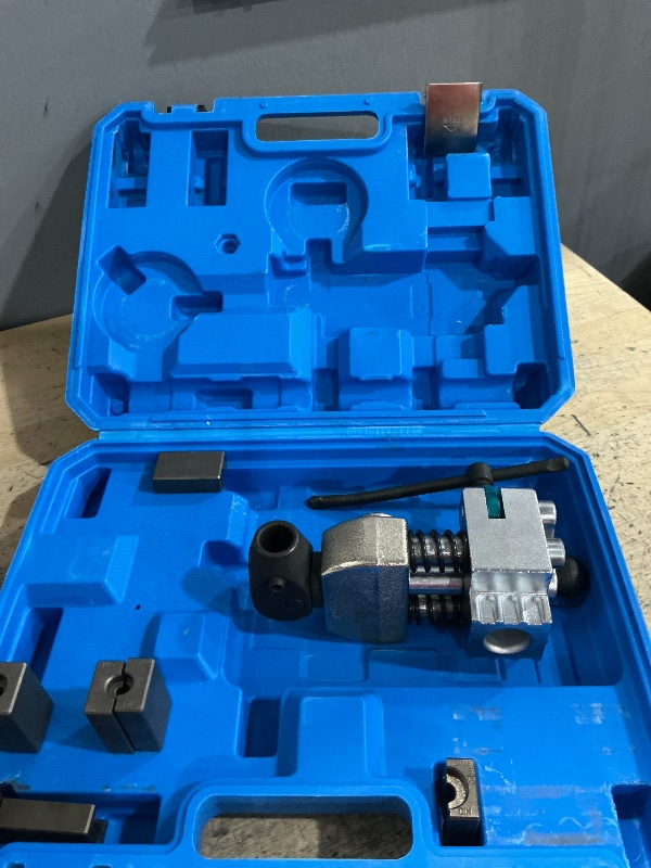 Photo 1 of ***MISSING PIECES*** DPTOOL Brake Line Flaring Tool Kit, 45 and 37 Degree Single, Double and Bubble Flares, Brake Line and Tubing Flaring Tool for 3/16", 1/4", 5/16", 3/8" and 4.75mm Tubing