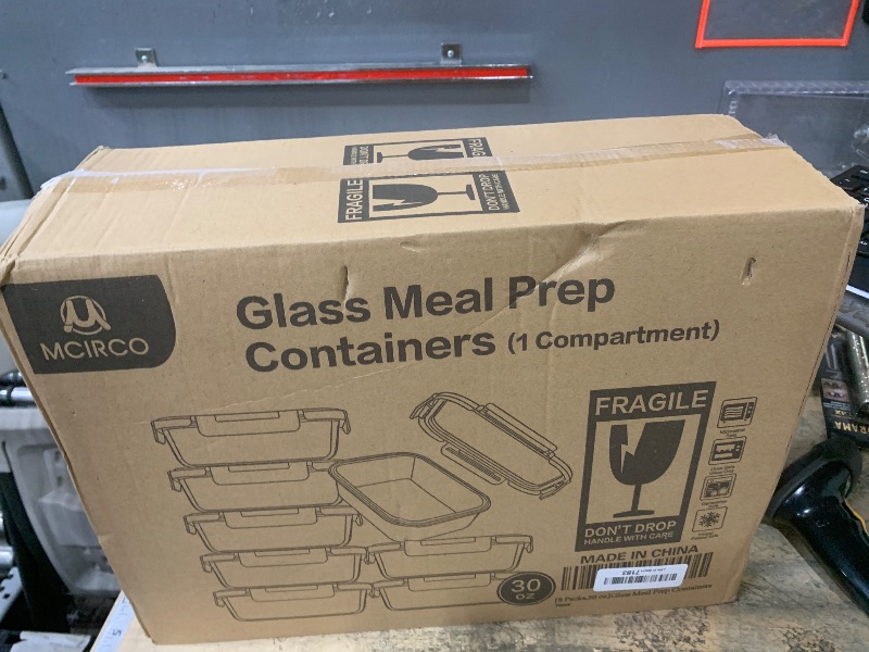 Photo 1 of [8-Pack,30 oz]Glass Meal Prep Containers,Glass Food Storage Containers,Airtight lunch Containers with Lids, Microwave, Oven, Freezer and Dishwasher1058709098
LPNRRIM8572973
