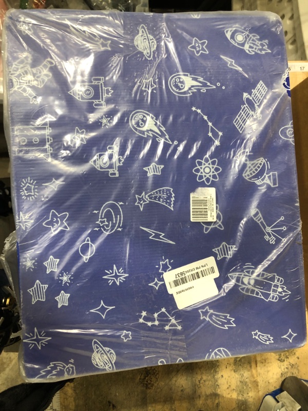 Photo 1 of 25-Pack Desk Dividers for Students, 3-Fold Privacy Screens, Durable Waterproof Plastic Study Boards, Easy Clean Classroom Shields for Schools,Teacher Supplies & Student Desk Organizers, Blue