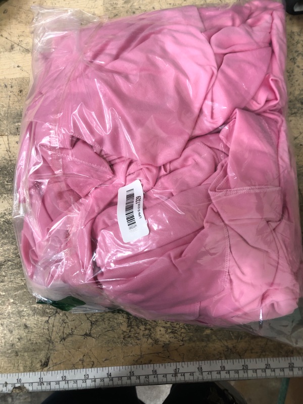 Photo 1 of 10 x 7 Feet Pink A Backdrop Curtain for Partie, Background Curtains for Photoshoot, Birthday, Wedding, Halloween, Thanksgiving, Christmas Day, New Year Party Decorations 5Ft x 7Ft, 2 Panels