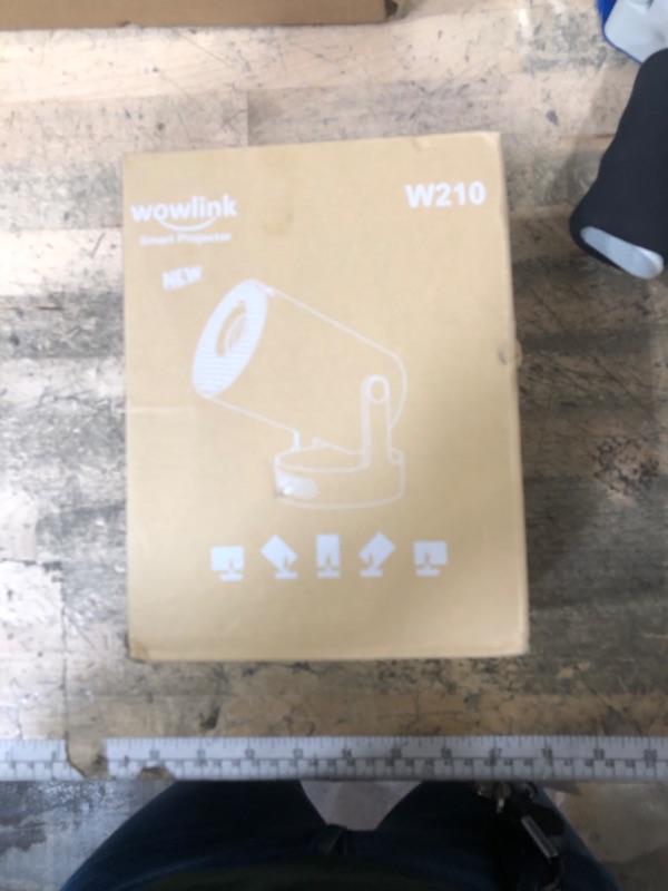 Photo 1 of [Built-in Apps & 2025 Upgraded] Mini Projector with WiFi 6 and Bluetooth 5.4 Support 4K 1080P Auto Keystone 180° Rotatable Projector Portable Compatibile with HDMI/TV Stick/Memory Stick/Laptop, White