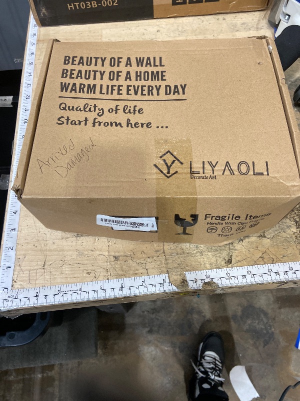 Photo 1 of **DAMAGED/MINOR CRACK ON ONE ROCK**LIYAOLI Solar Rock Lights 4-Pack | Auto-Dimming & 8H Runtime | IP44 Waterproof Landscape Lighting for Garden/Pathway/Lawn Outdoor Decorative (Natural Stone Texture)