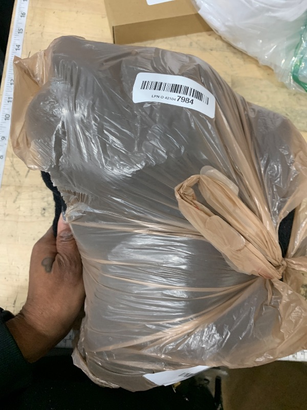 Photo 1 of **USED**CHYRII Women's Puff Long Sleeve Polo Sweater Casual Loose Knitted Pullover Tops Black XL