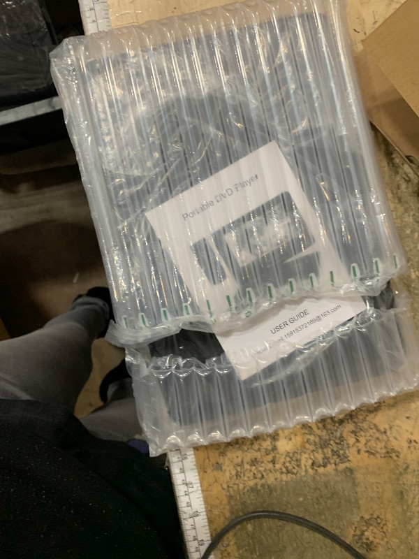 Photo 1 of 11.5" Portable DVD Player with 9.5" Swivel Screen, 5-Hours Rechargeable Battery,Car DVD Player for Kids,Support CD/DVD/SD Card/USB,Regions Free,Dual Speakers,Black