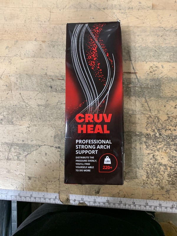 Photo 1 of 220+ lbs Plantar Fasciitis High Arch Support Insoles Men Women - Orthotic Shoe Inserts - Boot Work Shoe Insole (M, Black)