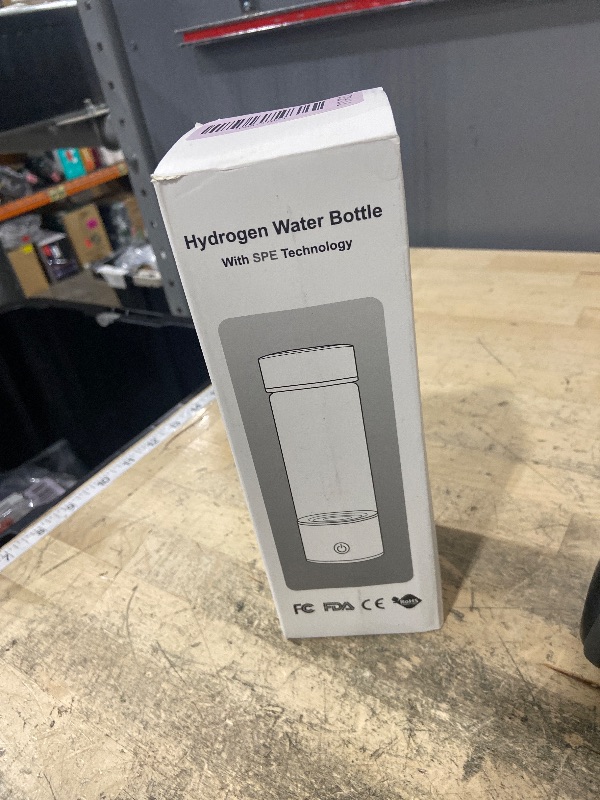 Photo 1 of 2025 New Hydrogen Water Bottle, 2200PPB in 3Min, SPE PEM Tech, Portable 16OZ, Rechargeable Hydrogen Water Bottle for Travel, Home, Office – Gift for Family & Friends (Silver)