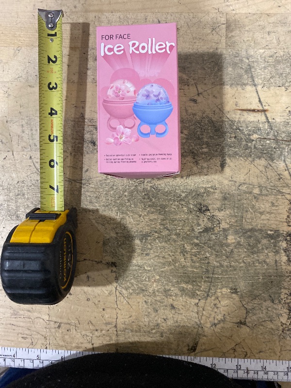 Photo 1 of 2 Pack Ice Roller for Face, Face Ice Roller for Women Face Neck Body and Eye, Ice Face Roller Tones Skin Eliminates Puffiness Ice for Face Ice Mold (Pink Blue)
