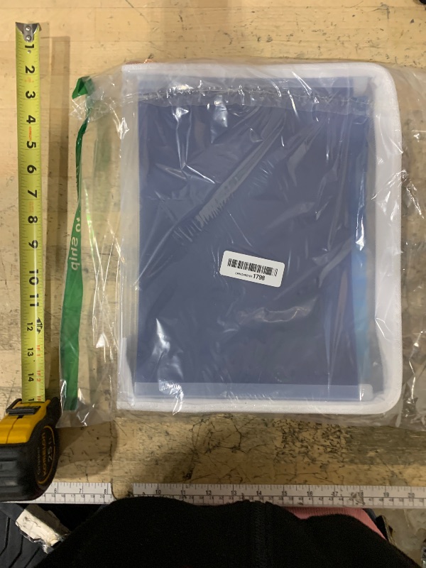 Photo 1 of **MINOR DENT ON SPINE*** H4D 13 Pocket Expanding File Folder Organizer, Blue, 8.5-x-11-inch