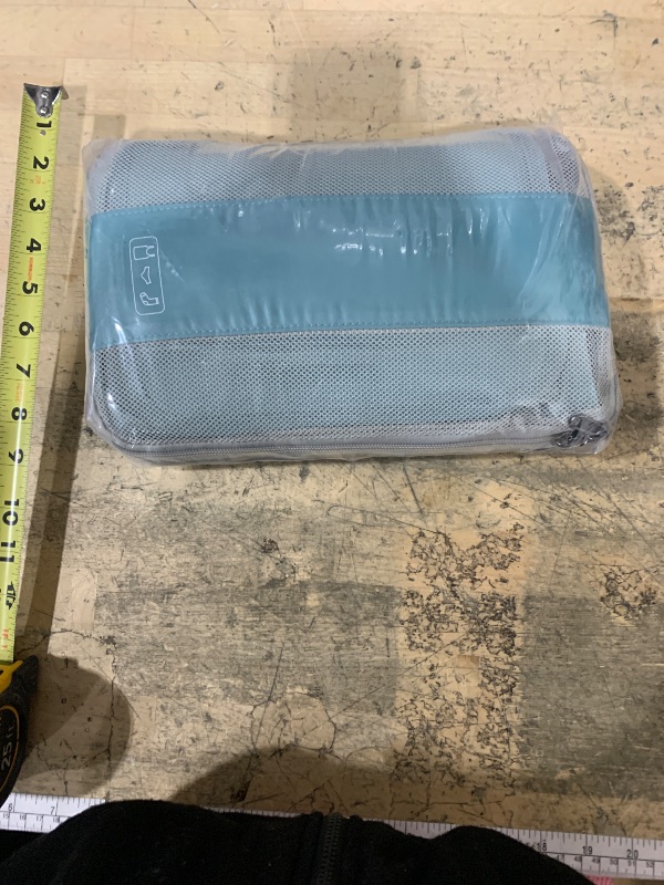 Photo 1 of 10 Set Compression Packing Cubes for Travel Essentials,Compressible Expandable Packing Cubes for Suitcase,OlarHike Luggage Organizer Bags for Travel,Handy Helper for Organizing Clothes(Blue Gray)