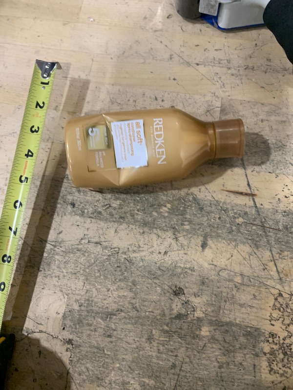 Photo 1 of **BOTTLE HAS DAMAGES(CRUSHED)**** Redken All Soft Conditioner | For Dry, Brittle Hair | Moisturizes & Provides Intense Softness | With Argan Oil | 10.1 Fl Oz