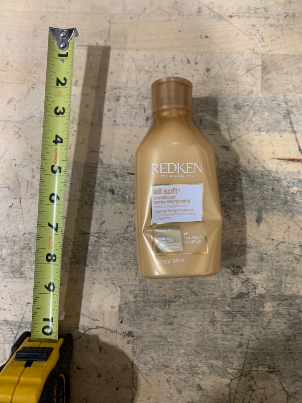 Photo 1 of **BOTTLE HAS DAMAGES(CRUSHED)**** Redken All Soft Conditioner | For Dry, Brittle Hair | Moisturizes & Provides Intense Softness | With Argan Oil | 10.1 Fl Oz