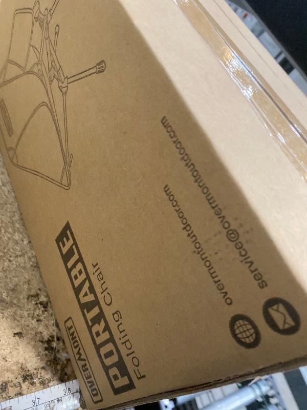 Photo 1 of ***FOR PARTS/ DAMAGED***  Overmont Ultralight Portable Camping Chair- Lightweight Folding Backpacking Chair, Support up to 330Lbs Compact Beach Chair for Adults with Carry Bag for Backpack Hiking Fishing Outdoor Camp 2pcs