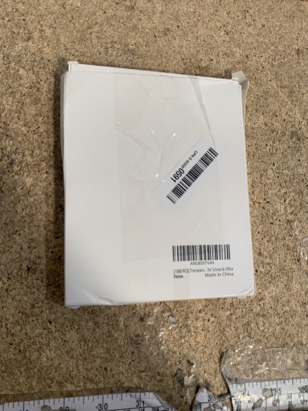 Photo 1 of [1000 PCS] Transparent Sticky Notes, 6 Sizes Clear Sticky Notes Pads, Waterproof Self-Adhesive Translucent Sticky Notes for Annotating Books, See Through Sticky Notes for School & Office