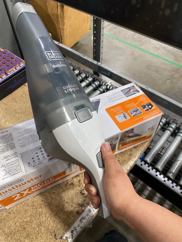 Photo 1 of BLACK+DECKER dustbuster QuickClean Cordless Handheld Vacuum, Car Vacuum Portable (HNVC215B10)