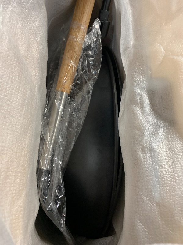 Photo 1 of ***(HEAVILY USED/ MINOR DAMAGE)***Teewe Carbon Steel Wok Pan - 13" Wok Pan with Lid, Woks & Stir-Fry Pans Nonstick with Spatula & Brush, Chinese Wok Flat Bottom Wok for Induction, Electric, Gas, All Stoves