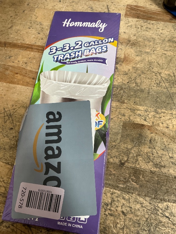 Photo 1 of 3 Gallon 100pcs (Fit 3-3.2 Gal) Small Clear Trash BagsPlastic Strong Clear Garbage Bags,Bathroom Trash Can Bin Liners,Waste Basket Liner,Fit 10-13 Liter, 3 Gallon,3.2Gallon