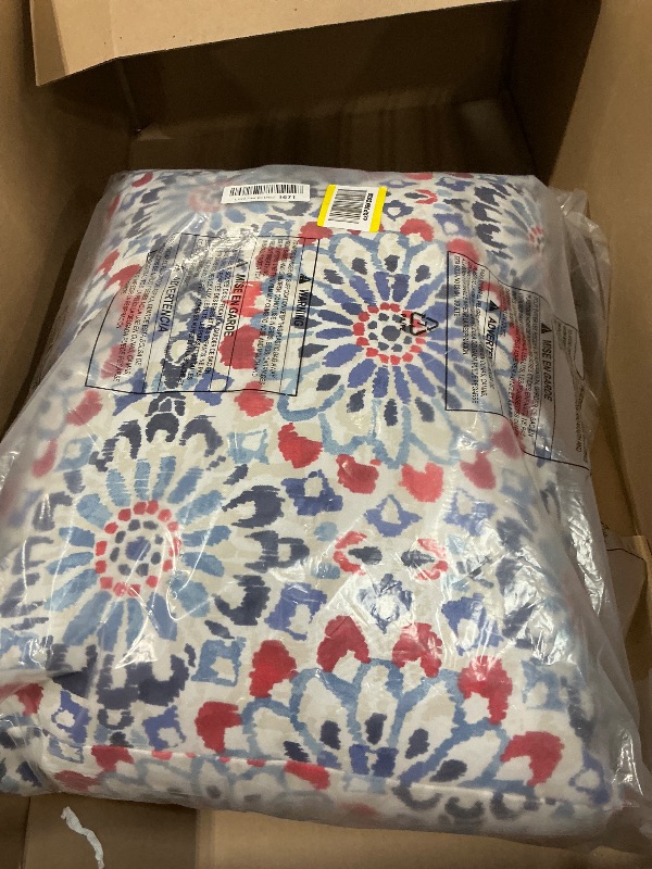 Photo 1 of **1 PILLOW ONLY **Arden Outdoor Loveseat Cushion Set, 48 x 24, Water Repellent, Fade Resistant, Cushion Set for Couch, Bench, and Swing, Clark Blue