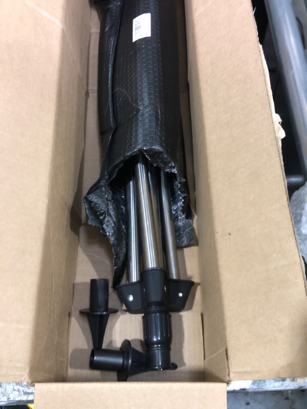 Photo 1 of **Parts Only** Rotating Tripod Sprinkler, Sprinklers for Lawn Garden Yard, 360 Degree Large Area Automatic Double-Sided Coverage, Telescoping Water Sprinkler with Metal Tripod Base