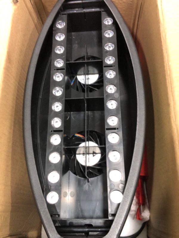 Photo 1 of (POWER TESTED) Ridgeyard 24LED Artificial Fire Lamp Fake Flame Effect Lamp Stage Light 100W 3D Fire Campfire Centerpiece Flame Lightning Realistic Simulated for Christmas Halloween Party Decoration