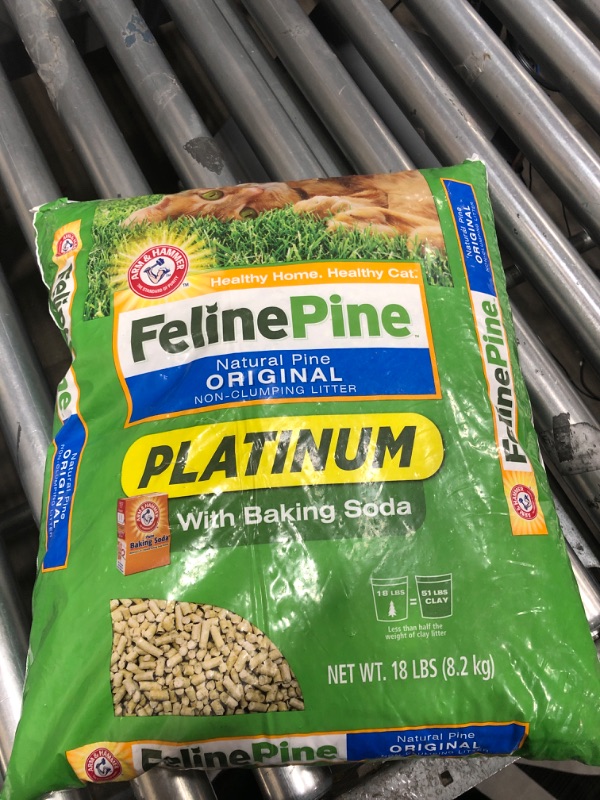 Photo 1 of 
Feline Pine Platinum Natural Pine Cat Litter, 18-lb Bag