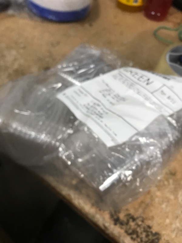 Photo 1 of **PARTIAL SET** DI QIU REN 50 Pcs Dessert Cups with Mini Gold Spoons and Double Lids, 5oz Clear Parfait Cup Plastic Rectangle Fruit Cups for Party, Mini Serving Bowls for Desserts Appetizers Puddings Mousse