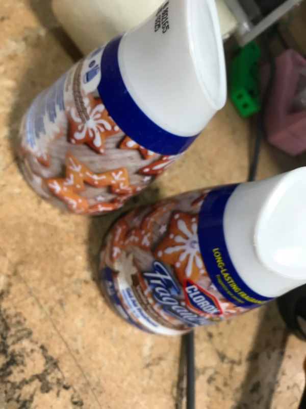 Photo 1 of  2Clorox Fraganzia Gel Air Freshener Cone, Vanilla Sugar Cookie Scent - No-Plug, Battery-Free Air Freshener for Small Rooms, Closets, Kitchens, Bathrooms, Offices and More, 6 Ounce