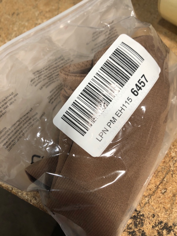 Photo 1 of Lusait Strapless Bra for Women Non-Slip Silicone Padded Bandeau Bra Wireless Tube Top Bralette Brown S