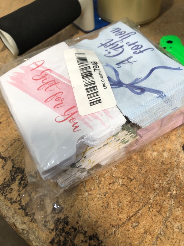 Photo 1 of 300 Pack Card Sleeves Credit Card Protector Hotel Key Card Holders Mini Business Card Envelopes