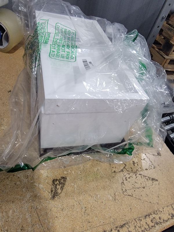 Photo 1 of 2-Tier Wooden Counter Shelf with Drawer, Vanity Tray for Organization and Decor, Countertop Organizer for Bathroom and Kitchen