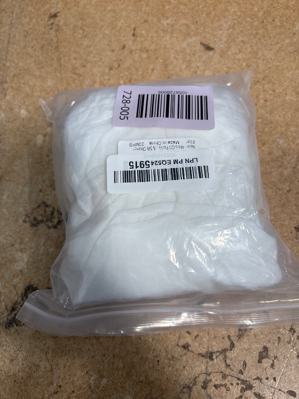 Photo 1 of (20 Pack) Pool Micro Filter Mesh Bags for Pool Blaster Water Tech Catfish Ultra Vacuum Sand & Silt Cleaner Filter