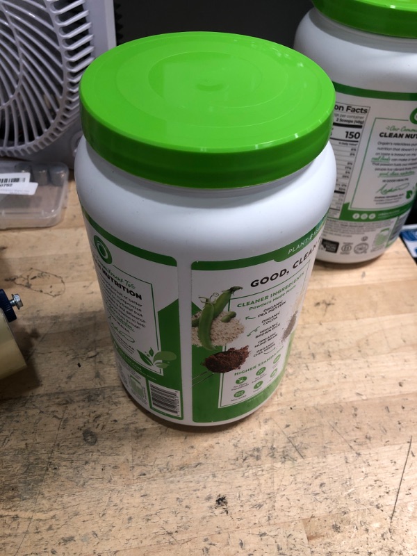 Photo 1 of 11/26 Orgain Organic Vegan Protein Powder, Creamy Chocolate Fudge - 21g Plant Protein, 6g Prebiotic Fiber, Low Net Carb, No Lactose Ingredients, No Added Sugar, Non-GMO, For Shakes & Smoothies, 2.03 lb