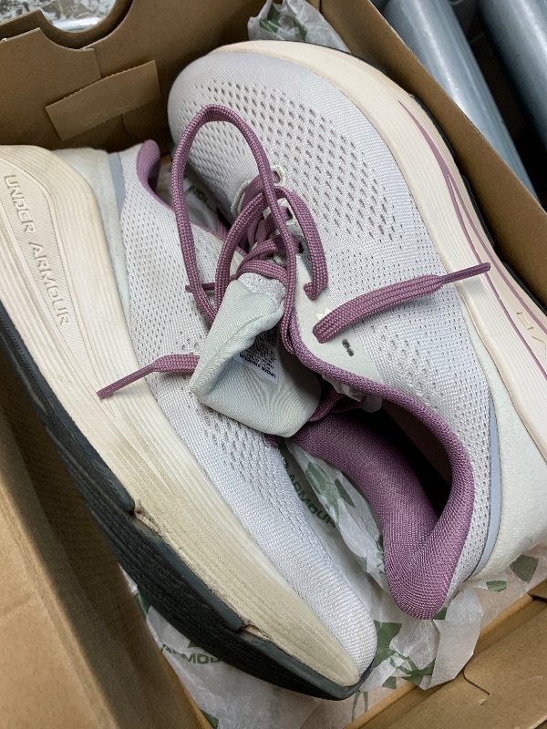 Photo 1 of (used)(see images) Under Armour Women's HOVR Sonic 7, (110) Summit White/White Quartz/White Quartz, 6.5, US