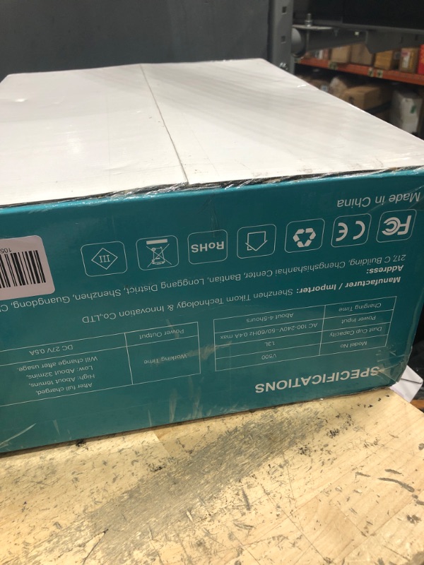 Photo 1 of ***(PARTS ONLY/ NON FUNCTIONAL)***Tikom V500 Cordless Vacuum Cleaner for Home, 40000Pa/450W Stick Vacuum with LED Touch Screen, Charging Wall Dock, Anti-Tangle, Lightweight Handheld Vacuum for Pet Hair, Hard Floor, Carpet, Blue