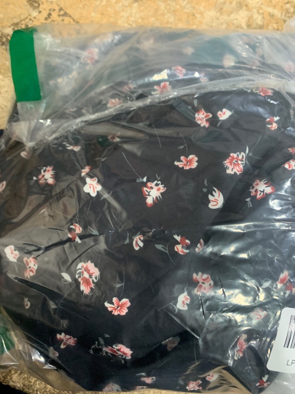 Photo 1 of *large* Linsery Women Off The Shoulder Midi Dress Elegant Square Neck Cottagecore Boho Split Dresses Floral Black