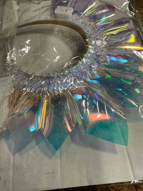 Photo 1 of JEAIRTS Light Up Headband Led Crown Headbands Glow Rave Headpiece Flashing Costume Hair Accessories for Women