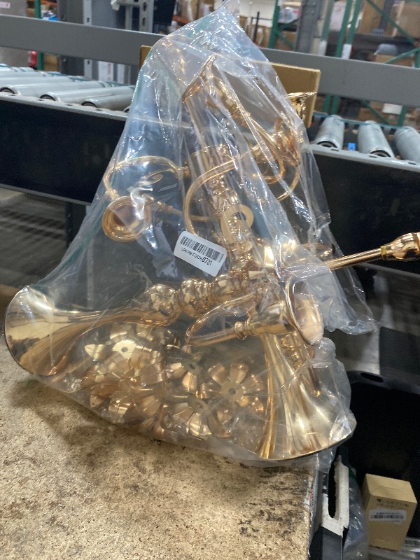 Photo 1 of 2PCS Gold 5-Arm Candelabra Centerpiece - 20.3" Tall Metal Candle Holder for Wedding, Party & Home Decor - Vintage Table Centerpiece for Events, Dining Room, Church Decorations